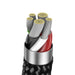 Кабел Baseus Explorer USB - C към Lightning 20W 1m черен