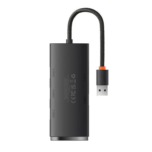 Хъб 4в1 Baseus Lite Series USB към 4x 3.0 0.25m черен