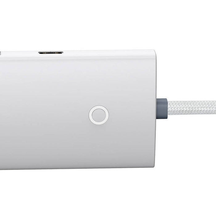 Хъб 4в1 Baseus Lite Series USB - C към 4x USB 3.0 2m бял