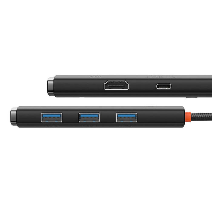 Хъб 5в1 Baseus Lite Series USB-C към 3x USB 3.0 USB-C HDMI