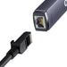 Мрежов адаптер Baseus Lite USB към RJ45 100Mbps сив