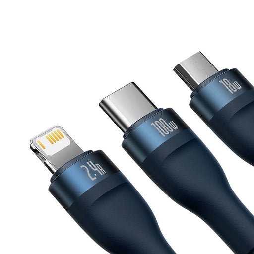 USB кабел 3в1 Baseus Flash Series USB - C + micro