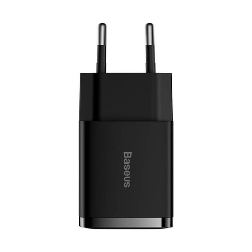 Компактно бързо зарядно устройство Baseus 2x USB 10.5W черно