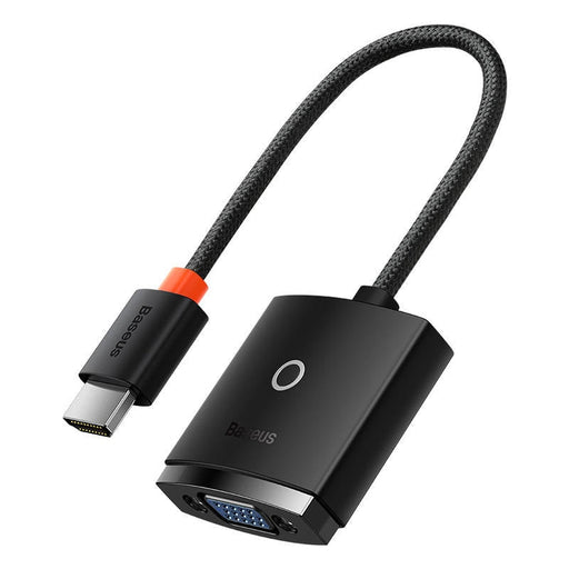 Адаптер Baseus Lite HDMI към VGA с аудио черен