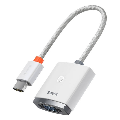 Адаптер Baseus Lite HDMI към VGA с аудио бял