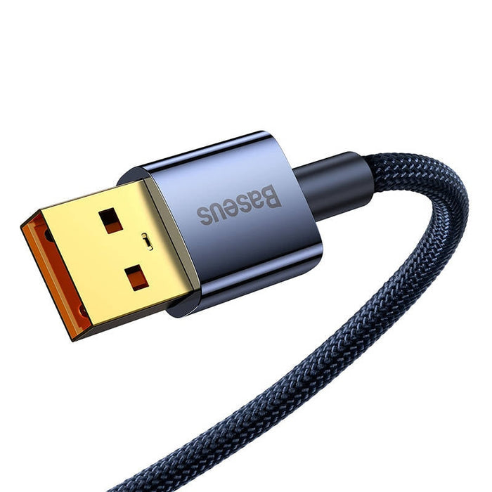 Кабел Baseus Explorer USB към USB - C 100W 2m син