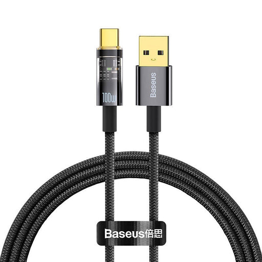 Кабел Baseus Explorer USB към USB - C 100W 1m черен