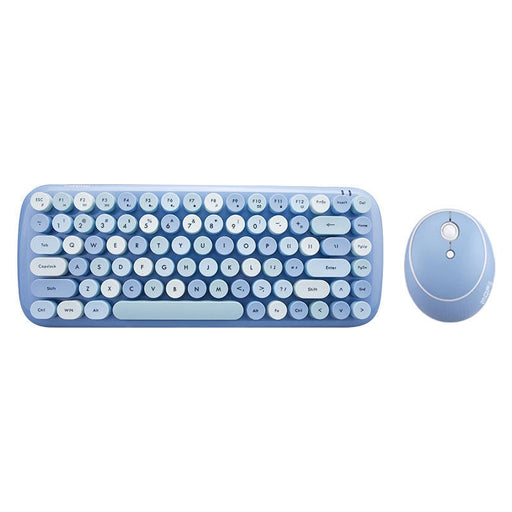 Безжичен комплект клавиатура + мишка MOFII Candy 2.4G (син)
