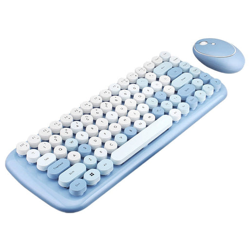 Безжичен комплект клавиатура + мишка MOFII Candy 2.4G (син)