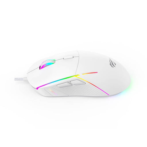 Havit MS961 RGB Гейминг мишка 1200 - 12000 DPI (бял)