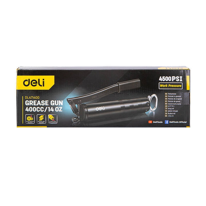 Пистолет за смазване Deli Tools EDL471400 400ml