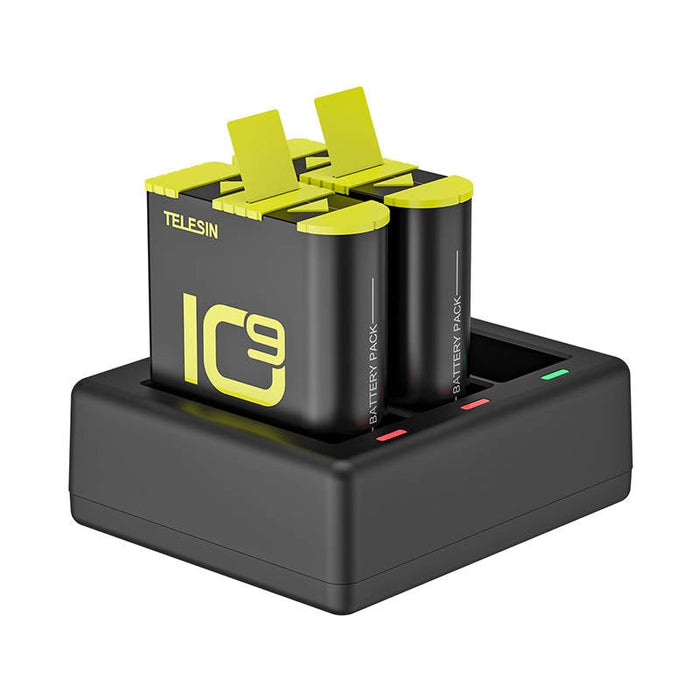 Зарядно устройство Telesin за GoPro Hero 9 / 10 + 2 батерии