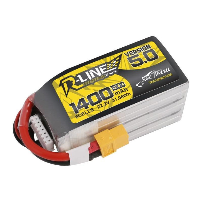 Батерия Tattu R - Line 5.0 1400mAh 22.2V 150C 6S1P XT60