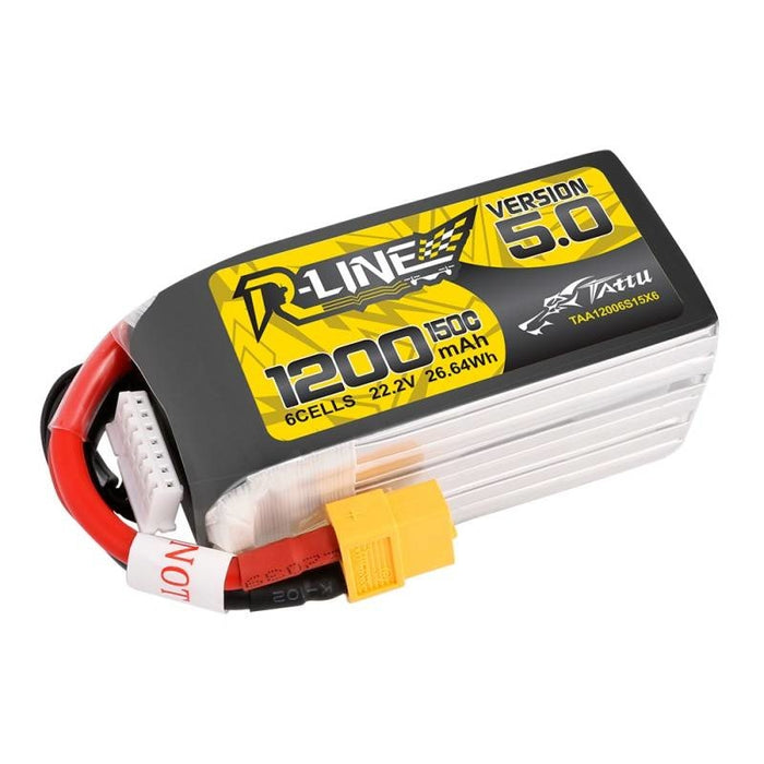 Батерия Tattu R - Line 5.0 1200mAh 22.2V 150C 6S1P XT60