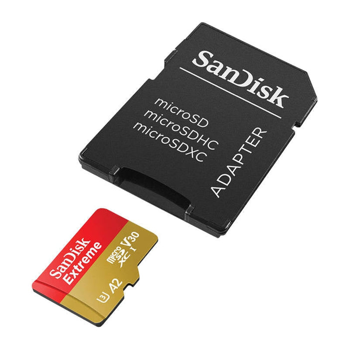 Карта памет SANDISK EXTREME microSDXC 128 GB 190/90 MB/s UHS-I U3 ActionCam (SDSQXAA-128G-GN6AA)