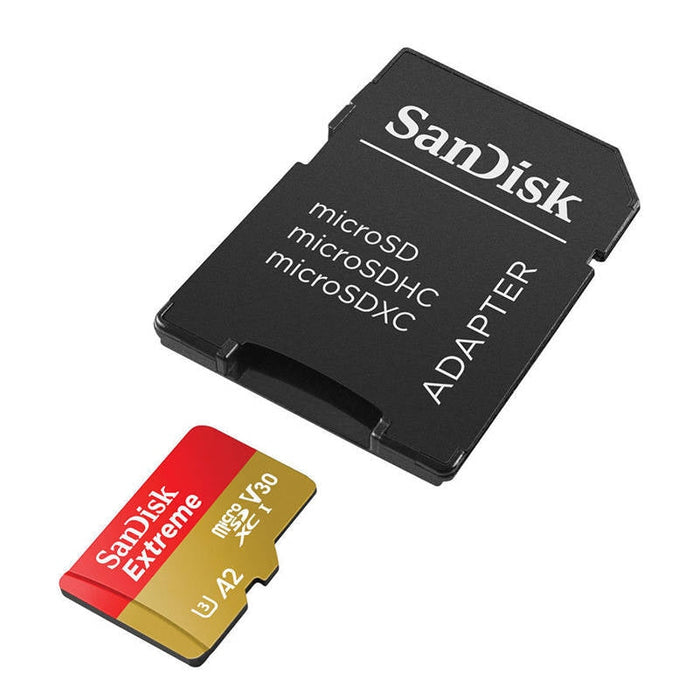 Карта памет SANDISK EXTREME microSDXC 128 GB 190/90 MB/s UHS-I U3 (SDSQXAA-128G-GN6MA)