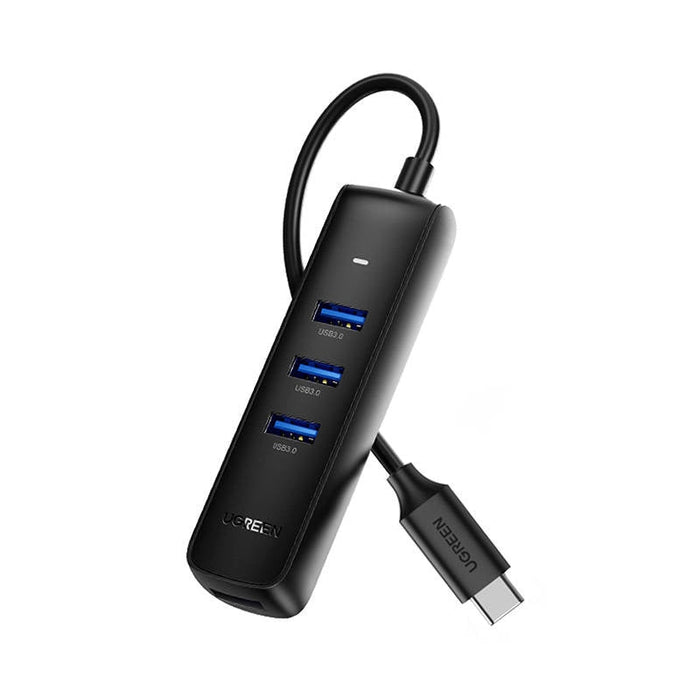 UGREEN CM416 4in1 USB към 4x адаптер 0,25m (черен)