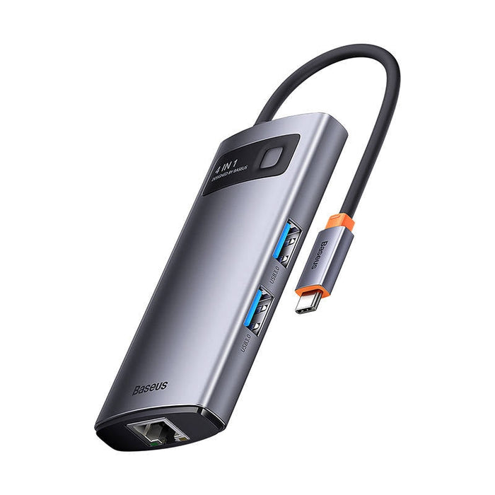 Хъб 4в1 Baseus Metal Gleam Series USB - C към 3x USB