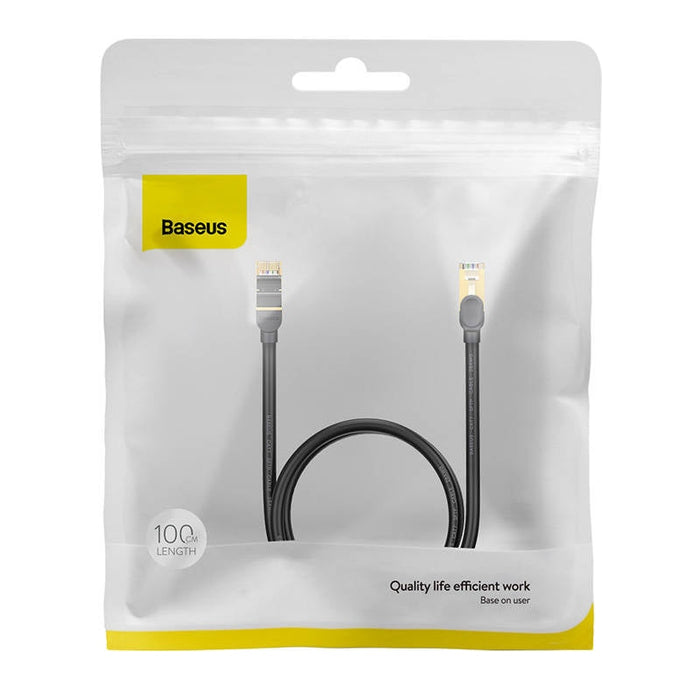 Мрежов кабел Baseus Ethernet RJ45 10Gbps 1m черен