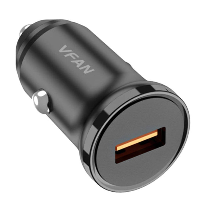 Зарядно за кола Vipfan C02 USB 18W Quick Charge 3.0 черно