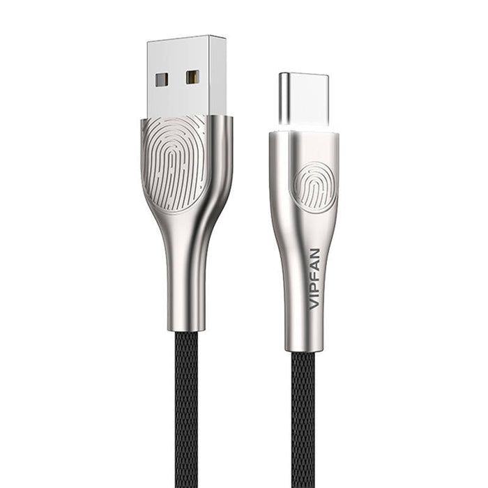 Кабел Vipfan Fingerprint Touch Z04 USB към USB - C