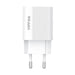 Адаптер Vipfan E01 1x USB 2.4A + Lightning кабел бял