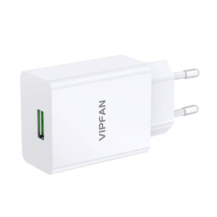 Зарядно устройство Vipfan E03 1x USB 18W