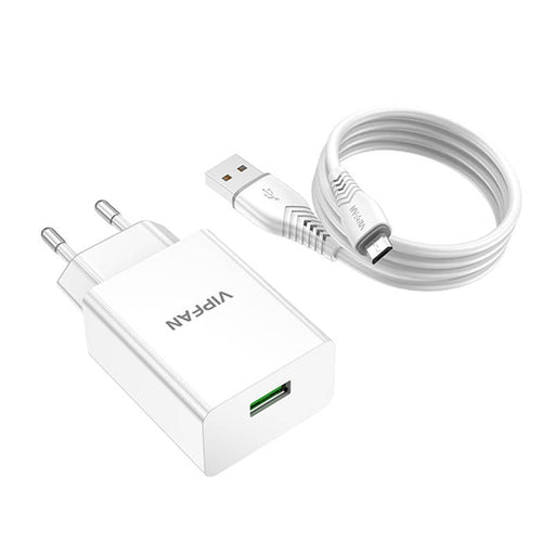 Зарядно устройство Vipfan E03 1x USB 18W