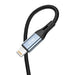 Кабел Vipfan L05 Lightning към мини жак 3.5mm AUX 1m сив