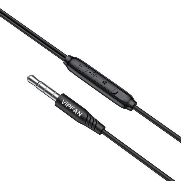 Слушалки с кабел Vipfan M10 3.5mm жак черен