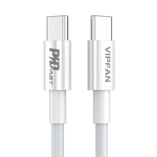 Кабел Vipfan P02 USB - C към 1m Бял