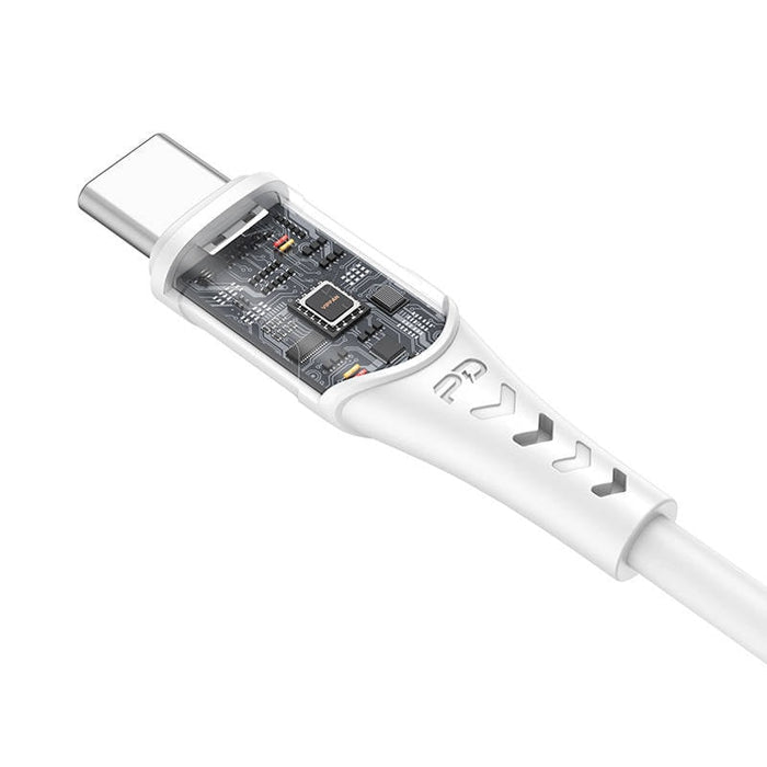 Кабел Vipfan P05 USB - C към 60W PD 1m Бял