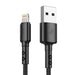 Кабел Vipfan X02 USB към Lightning 3A 1.8m черен