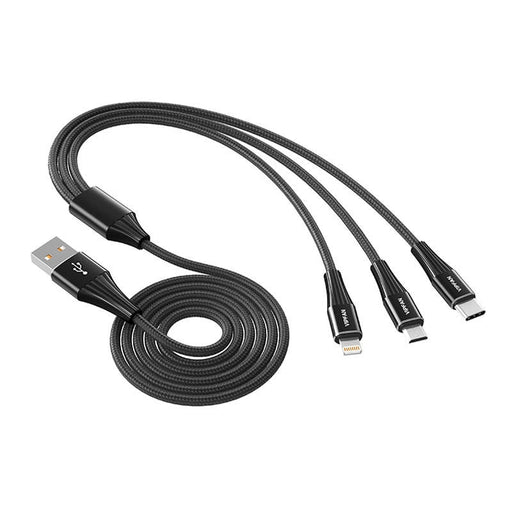 3в1 кабел Vipfan X16 USB - C/ Lightning / Micro 66W