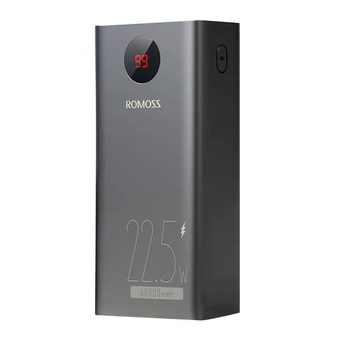 Преносима батерия Romoss PEA40PF, 40000mAh, 22.5W, Черен