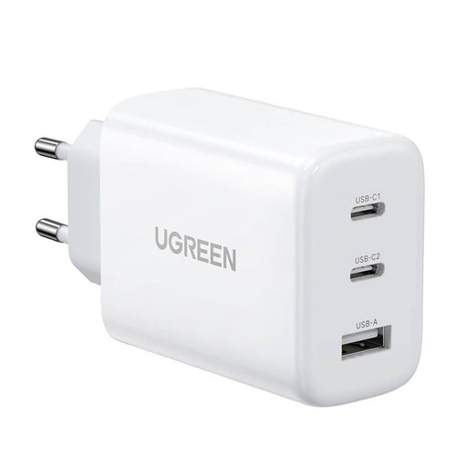 Адаптер UGREEN CD275 2x USB - C 1x USB 65W бял