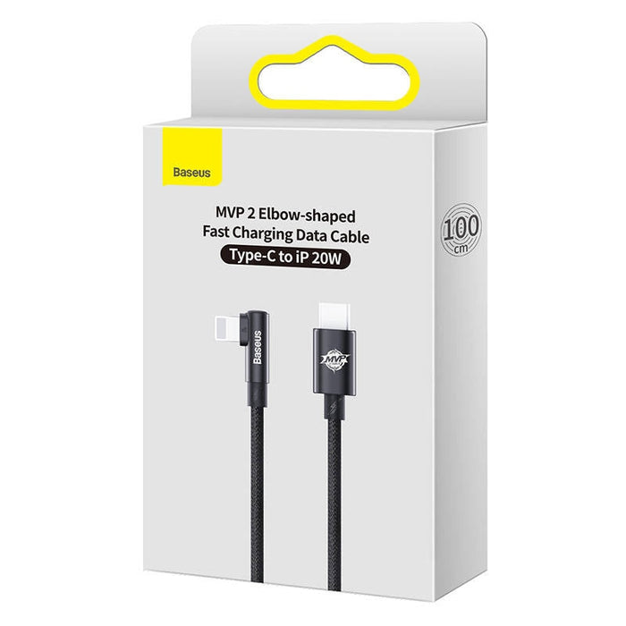 Кабел Baseus MVP USB-C към Lightning 20W 1m Черен