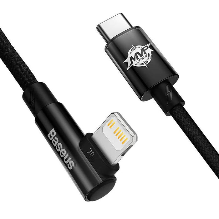 Кабел Baseus MVP USB-C към Lightning 20W 1m Черен