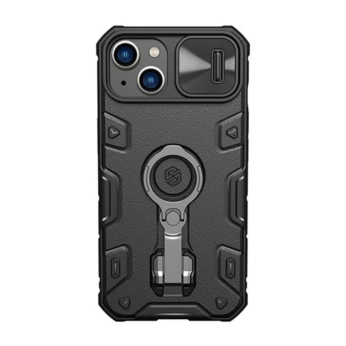 Кейс с протектор за камера CamShield Armor Pro за iPhone 14 Plus, черен