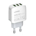 Зарядно устройство LDNIO A3312 3x USB 17W Бял