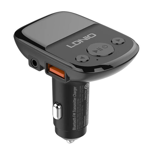 FM трансмитер LDNIO C706Q Bluetooth 2x USB AUX черен