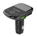 FM трансмитер LDNIO C706Q Bluetooth 2x USB AUX черен