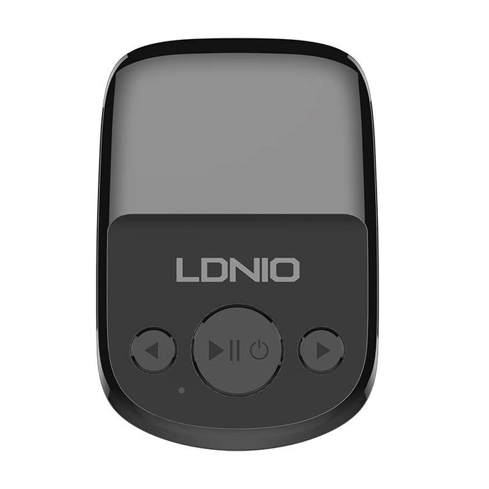 FM трансмитер LDNIO C706Q, Bluetooth, 2x USB, AUX, черен