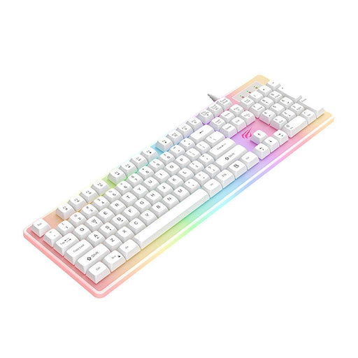 Гейминг клавиатура Havit KB876L RGB бяла