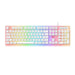 Гейминг клавиатура Havit KB876L RGB бяла