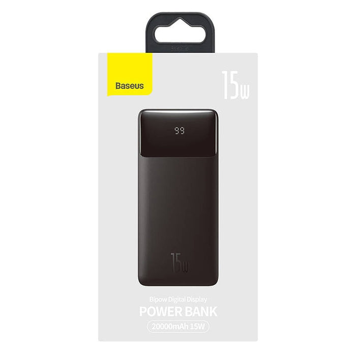 Преносима батерия Baseus Bipow 20000mAh 2xUSB USB-C 15W