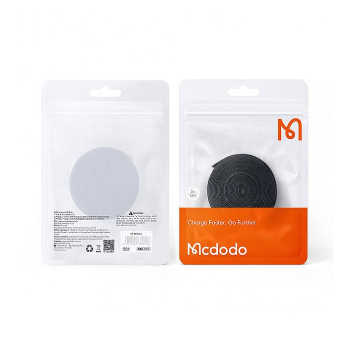 Органайзери за кабели Mcdodo VS-0960, велкро, 1m, черен