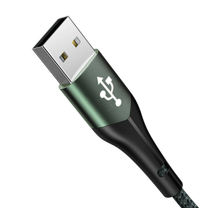Кабел Mcdodo Magnificence CA-7961, USB към USB-C, LED, 1m, зелен