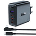 Адаптер Acefast A37 PD100W,GаN 4x USB с USB - C