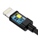 Кабел Choetech IP0026 USB to Lightning 1.2m черен